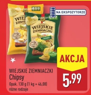 Chipsy solone Auchan promocja w Aldi