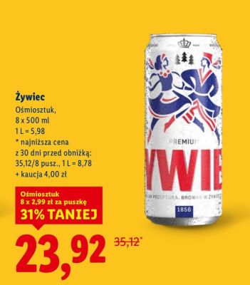 Piwo Żywiec promocja w Lidl