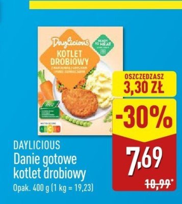 Kotlet drobiowy Daylicious Danie gotowe kotlet drobiowy promocja w Aldi