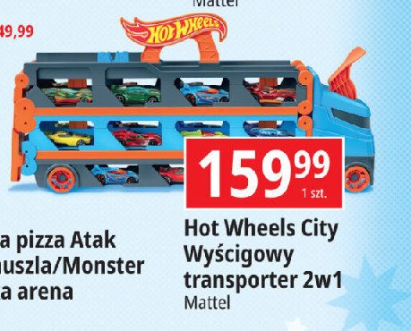 Transporter wyścigowy 2w1 Hot wheels promocja w Leclerc