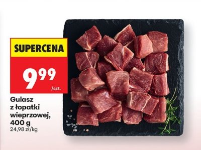 Gulasz z łopatki wieprzowej promocja w Biedronka