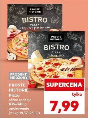 Pizza z szynką i pieczarkami Iglotex proste historie bistro promocja