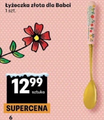 Łyżeczka złota dla Babci promocja w Delikatesy Centrum
