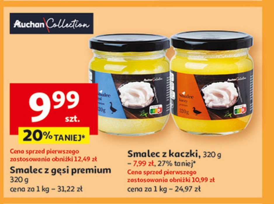 Smalec kaczy premium Auchan promocja