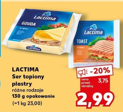 Ser topiony plastry różne rodzaje promocja w Kaufland