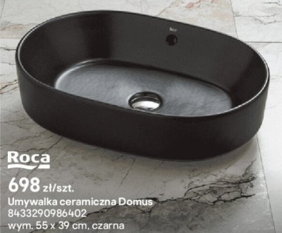 Umywalka ceramiczna Domus promocja w Castorama