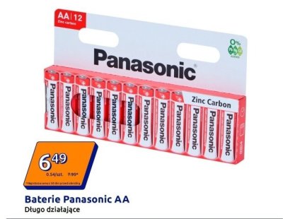 Baterie AA Zinc Carbon 12 szt. Panasonic promocja