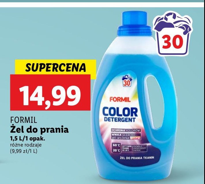 P艂yn do prania color Formil promocja