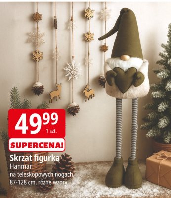 Skrzat figurka Hannar na teleskopowych nogach 87-128 cm, różne wzory promocja w Leclerc