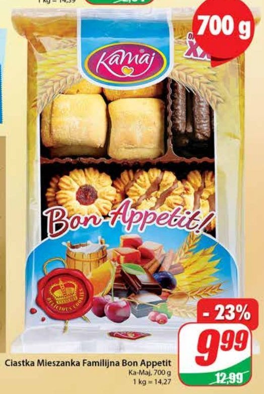 Ciastka mieszanka familijna bon appetit Ka-maj promocja w Selgros