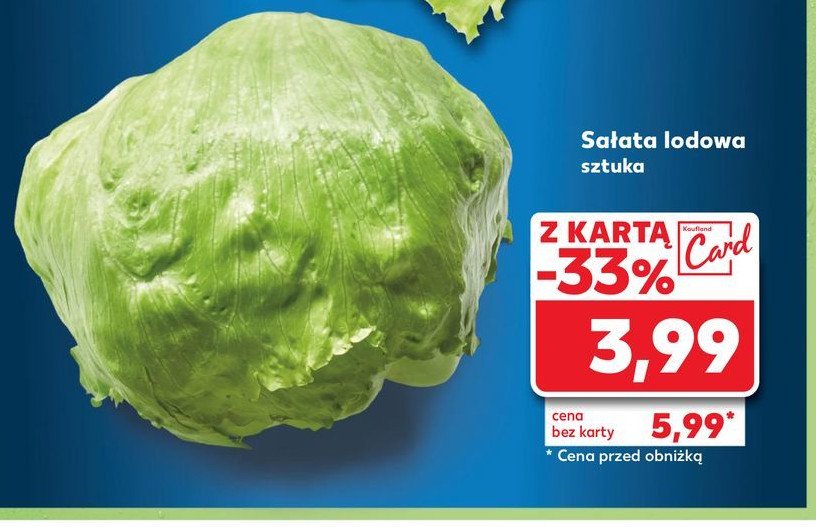 Sałata lodowa promocja