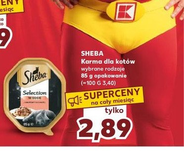 Karma dla kota z 艂ososiem w sosie Sheba selection promocja