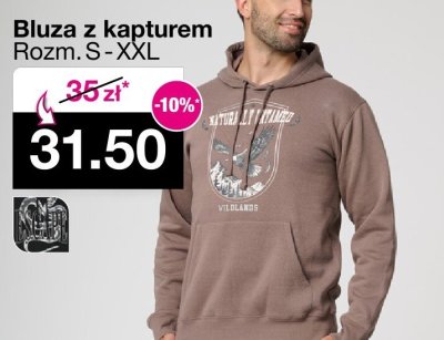 Bluza z kapturem rozm. S-XXL promocja w Woolworth