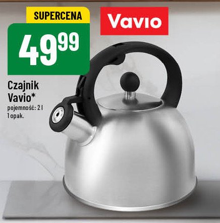 Czajnik z gwizdkiem 2 l Vavio promocja w POLOmarket