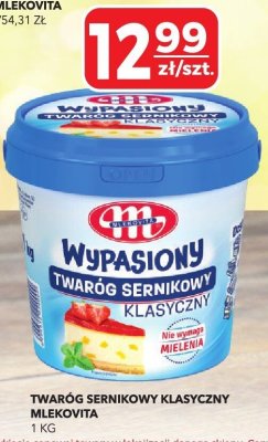 Twaróg sernikowy klasyczny Mlekovita promocja w Top Market