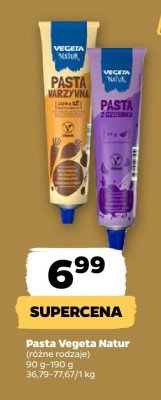 Pasta Vegeta Natur (różne rodzaje) promocja w Netto