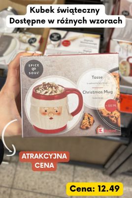 Kubek świąteczny  promocja w Kaufland
