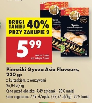 Pierożki gyoza z kurczakiem Asia flavours promocja