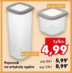 Pojemnik na artykuły sypkie 0.55 l promocja