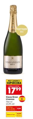 Wino musujące Cava Gran Livenza promocja w Biedronka