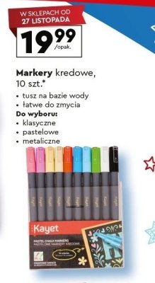 Markery kredowe, 10 szt. promocja w Biedronka