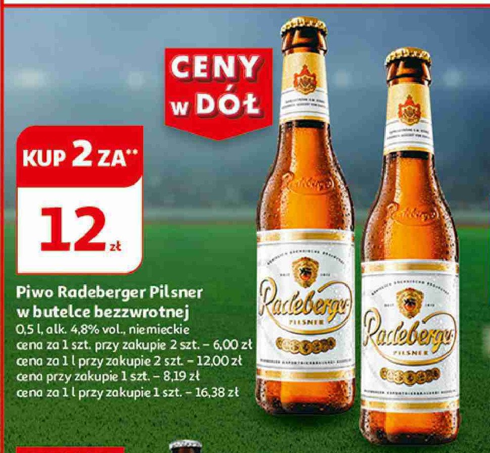 Piwo Radeberger pilsner promocja