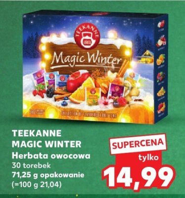 Herbata owocowa Magic Winter 30 torebek promocja w Kaufland