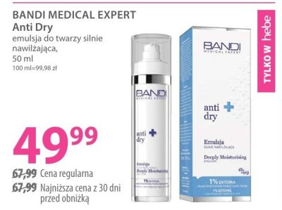 Emulsja do twarzy BANDI MEDICAL EXPERT Anti Dry, 50 ml promocja w Hebe