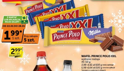 Wafel Prince Polo XXL promocja w ABC
