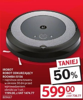 Robot odkurzający Roomba i5156 iRobot promocja w Selgros