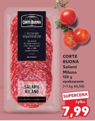 Salami Milano 120 g promocja w Kaufland