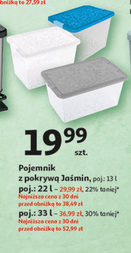 Pojemnik jasmin 13 l Branq promocja