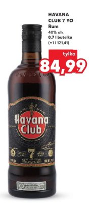 Rum HAVANA CLUB 7 YO promocja w Kaufland