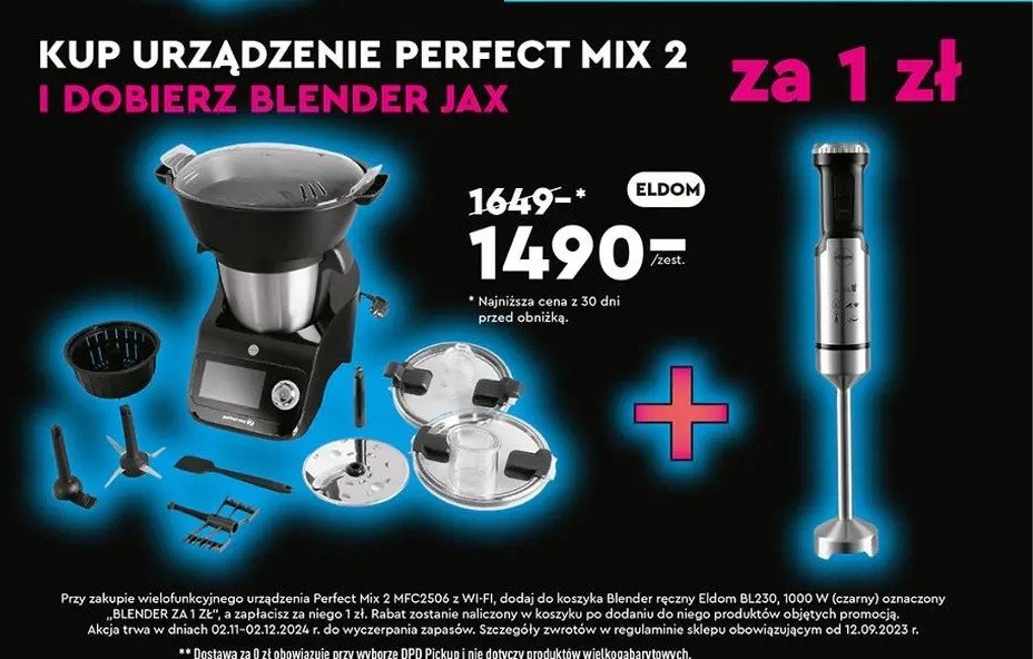 Blender jax Eldom promocja w Biedronka