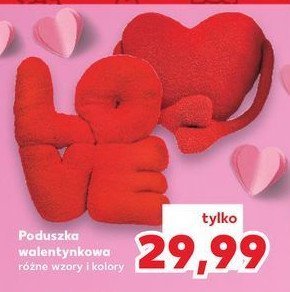 Poduszka walentynkowa promocja w Kaufland