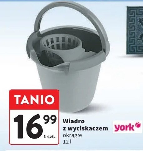 Wiadro 12 l z wyciskaczem York promocja