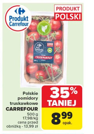Pomidory truskawkowe Carrefour targ 艣wie偶o艣ci promocja