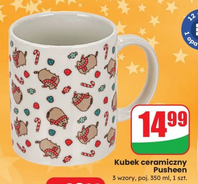 Kubek ceramiczny 350 ml, 3 wzory promocja w Dino