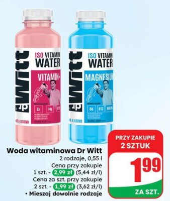 Woda witaminowa Magnesium promocja w Dino