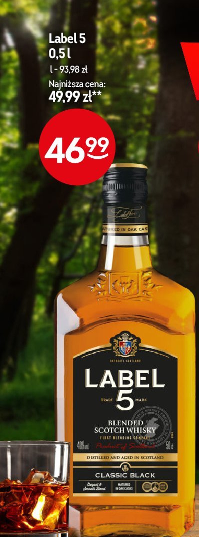 Whisky Label 5 promocja w Żabka