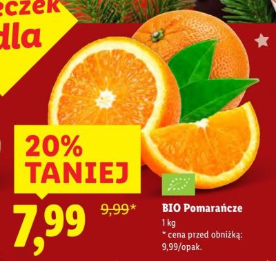  BIO Pomarańcze promocja w Lidl