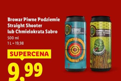 Piwo Straight Shooter promocja w Lidl