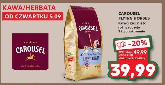 Kawa Carousel light roast promocja