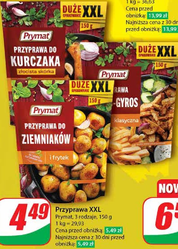 Przyprawa do kurczaka złocista skórka Prymat promocja