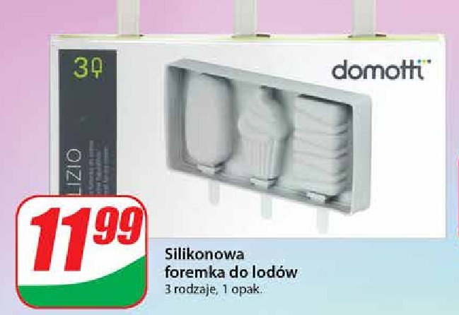 Foremka do lodów silikonowa Domotti promocja