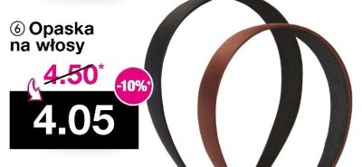 Opaska na włosy promocja w Woolworth
