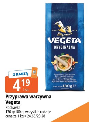 Przyprawa warzywna Vegeta Podravka promocja w Leclerc