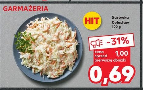 Surówka coleslaw promocja w Lidl