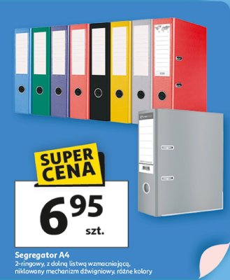 Segregator A4 różne kolory promocja w Auchan