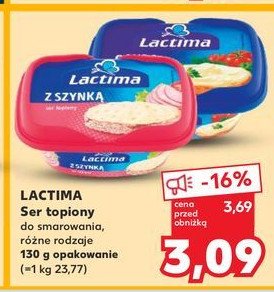 Ser topiony z szynką - pudełko Lactima promocja